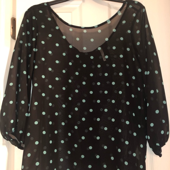 Polka dot bow top - Picture 1 of 2